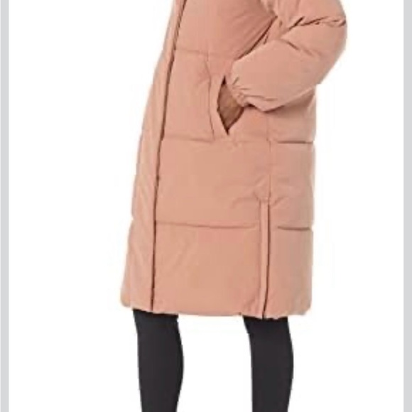 Amazon Essentials Camel Long Quilted Puffer Coat - Picture 4 of 4